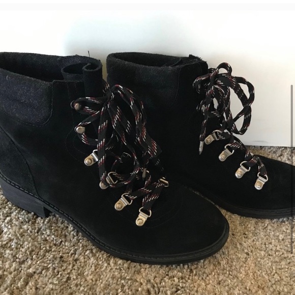 Sam Edelman Darrah Lace Up Ankle Combat Boots - Picture 2 of 4